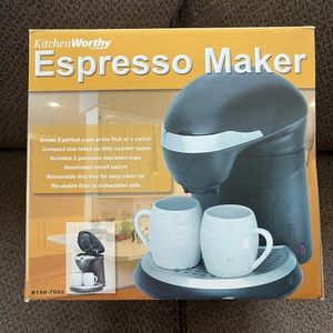 New in Box! Kitchen Worthy Espresso Maker